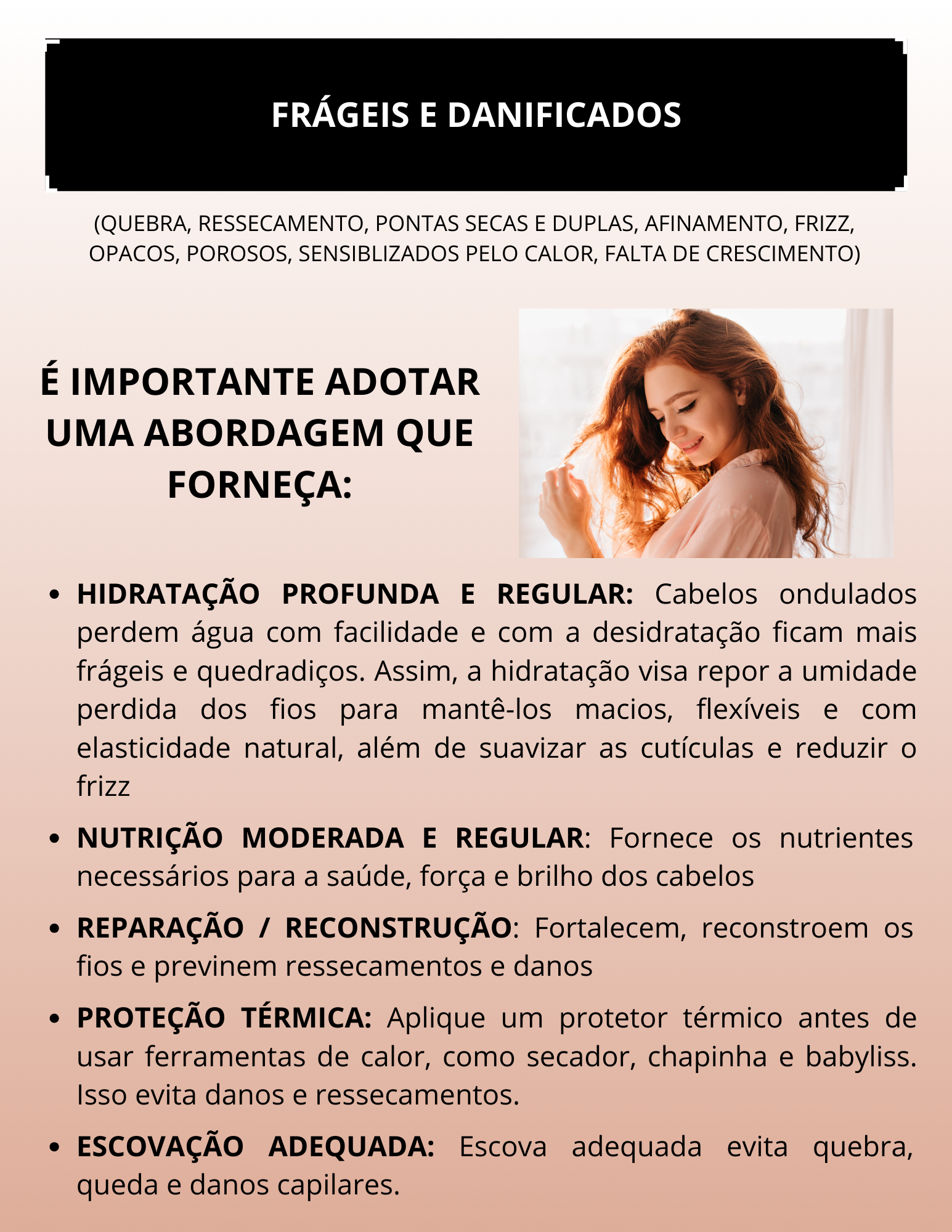 Capa Dor Cabelos danificados